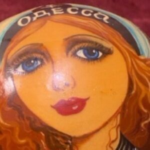 Russian Croatian Nesting Dolls (Matryoshka) Odessa (Одесса) Signed by AYKA